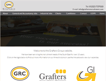 Tablet Screenshot of graftersrecruitment.com